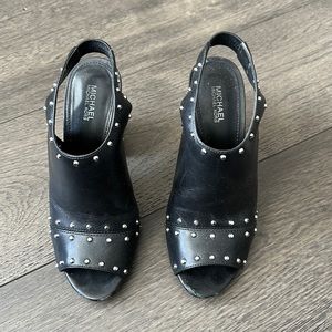 Michael Kors Sling back mules with studs
